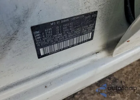 2022 Subaru Impreza из США, поврежденный, VIN 4S3GTAB6XN3708114